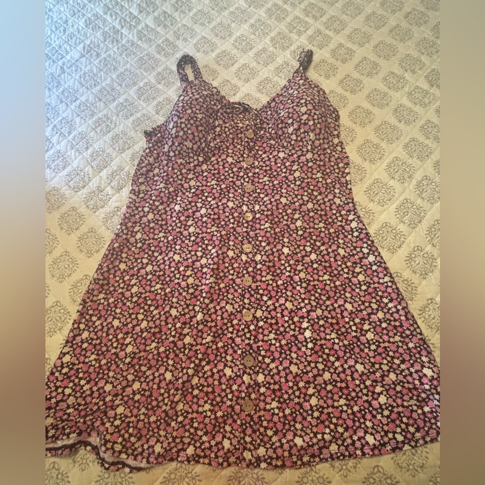 Floral Spaghetti Strap Dress